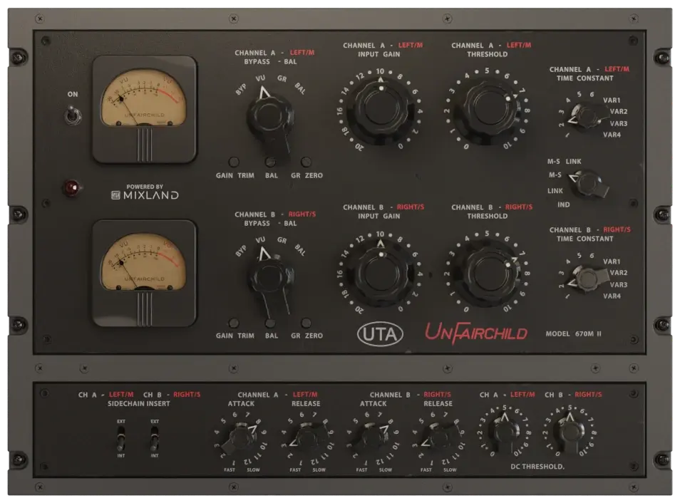 UnFairchild 670M II plugin interface
